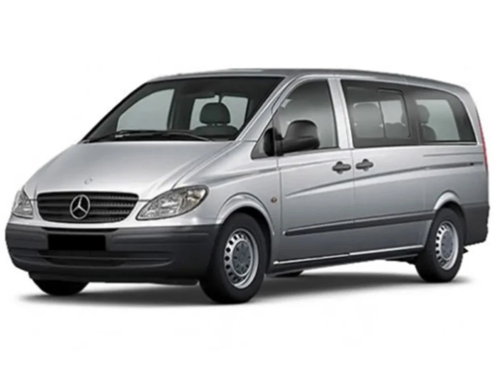 Wycieraczki Mercedes Vito 2005–2010 W639 MPV 09.2005-09.2010 pinch-tab front wiper arm | rear wiper 350 mm | hinged rear doors | rear wiper 400 mm