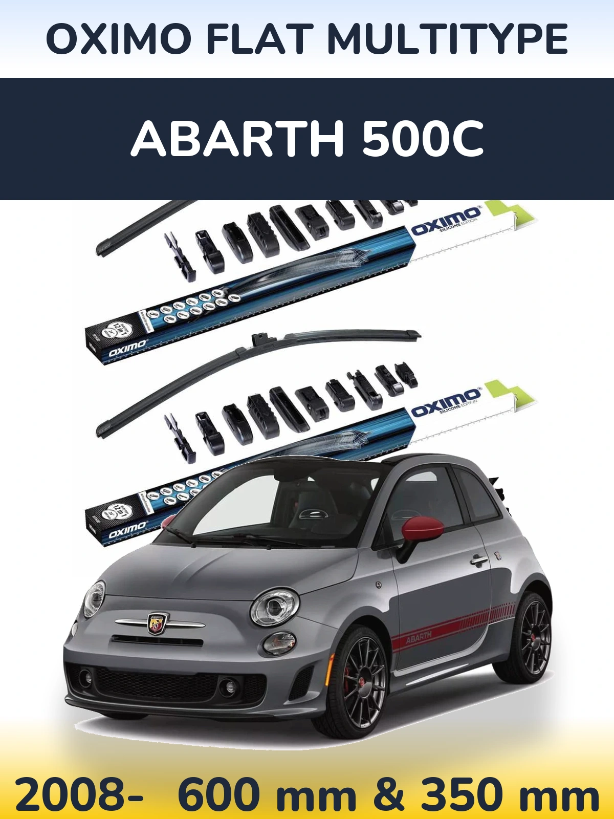 Torkarblad Oximo Flat MultiType för Abarth 500C