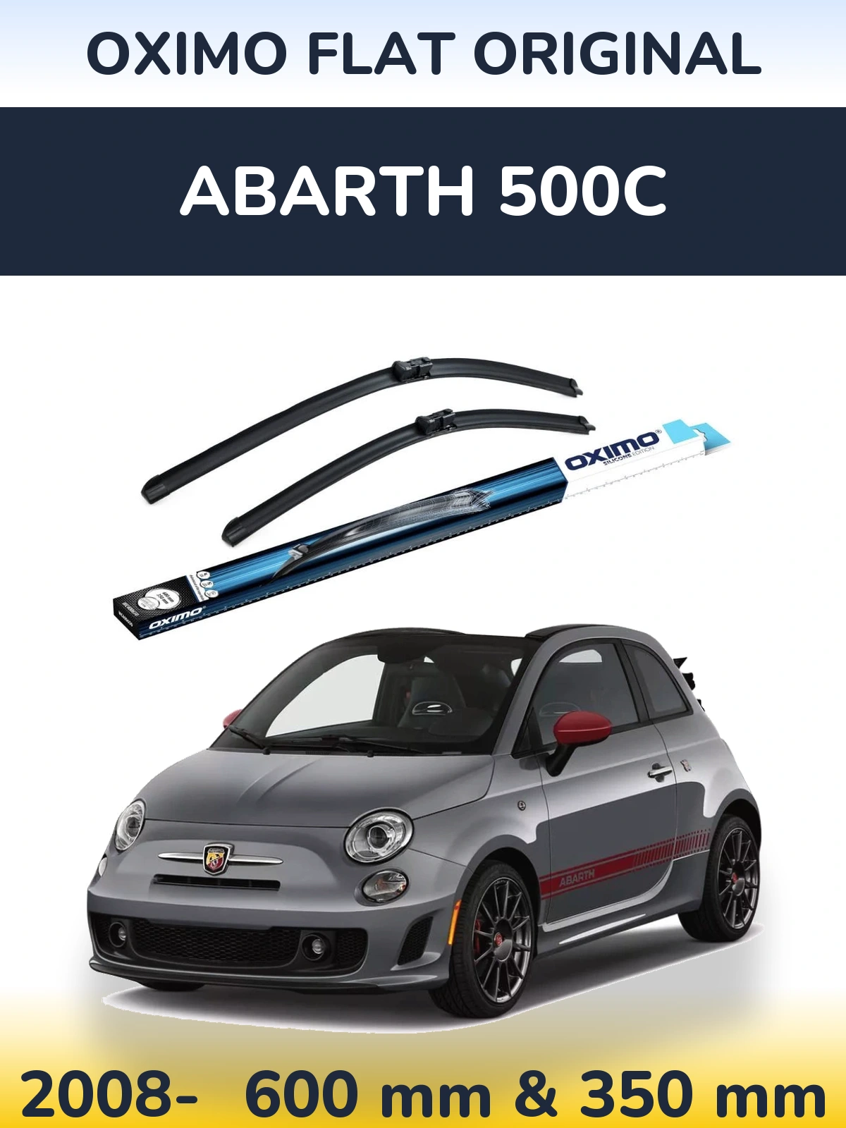 Torkarblad Oximo Flat Original för Abarth 500C