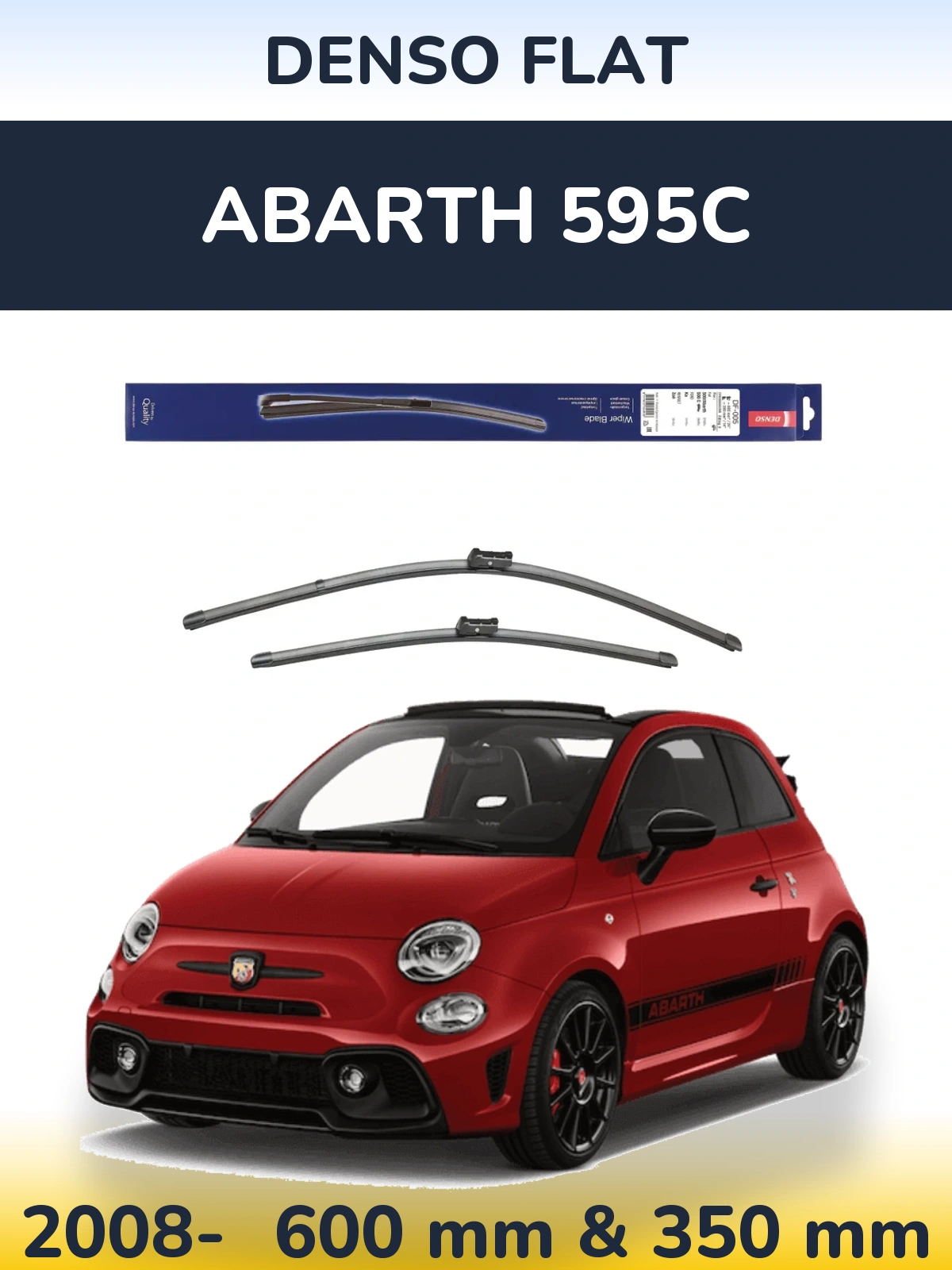 Torkarblad Denso Flat för Abarth 595C
