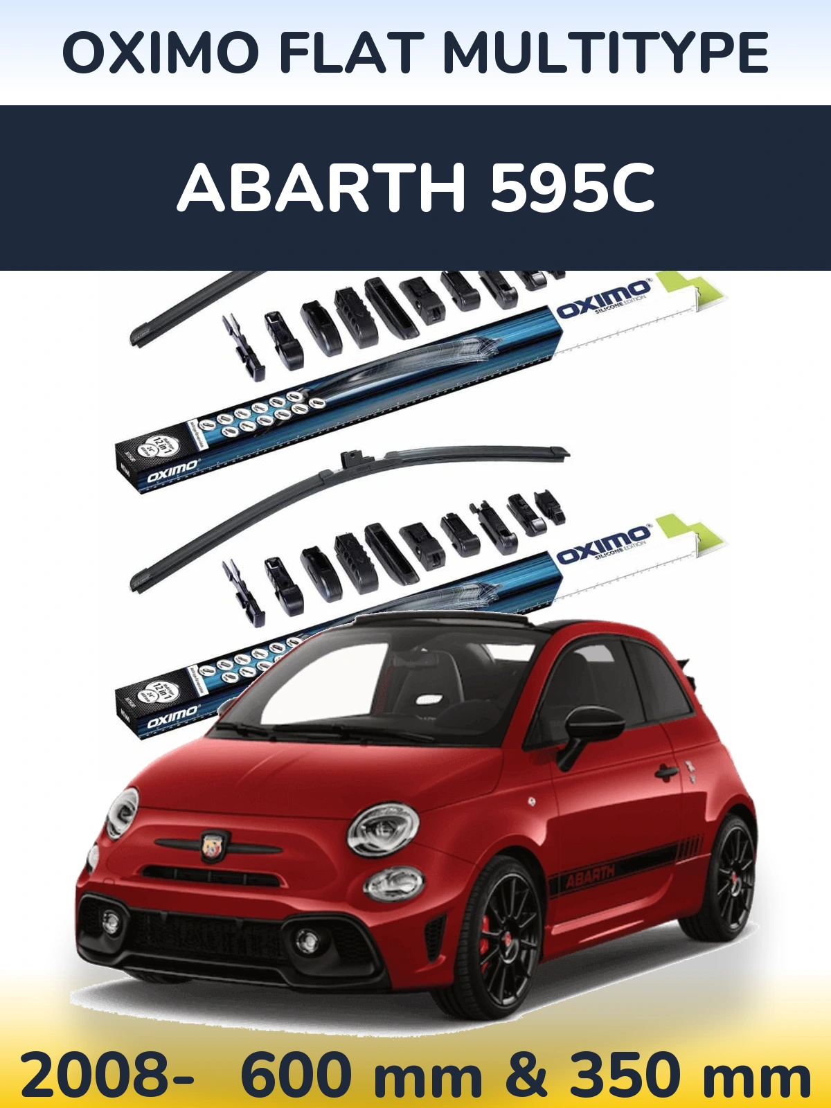 Torkarblad Oximo Flat MultiType för Abarth 595C