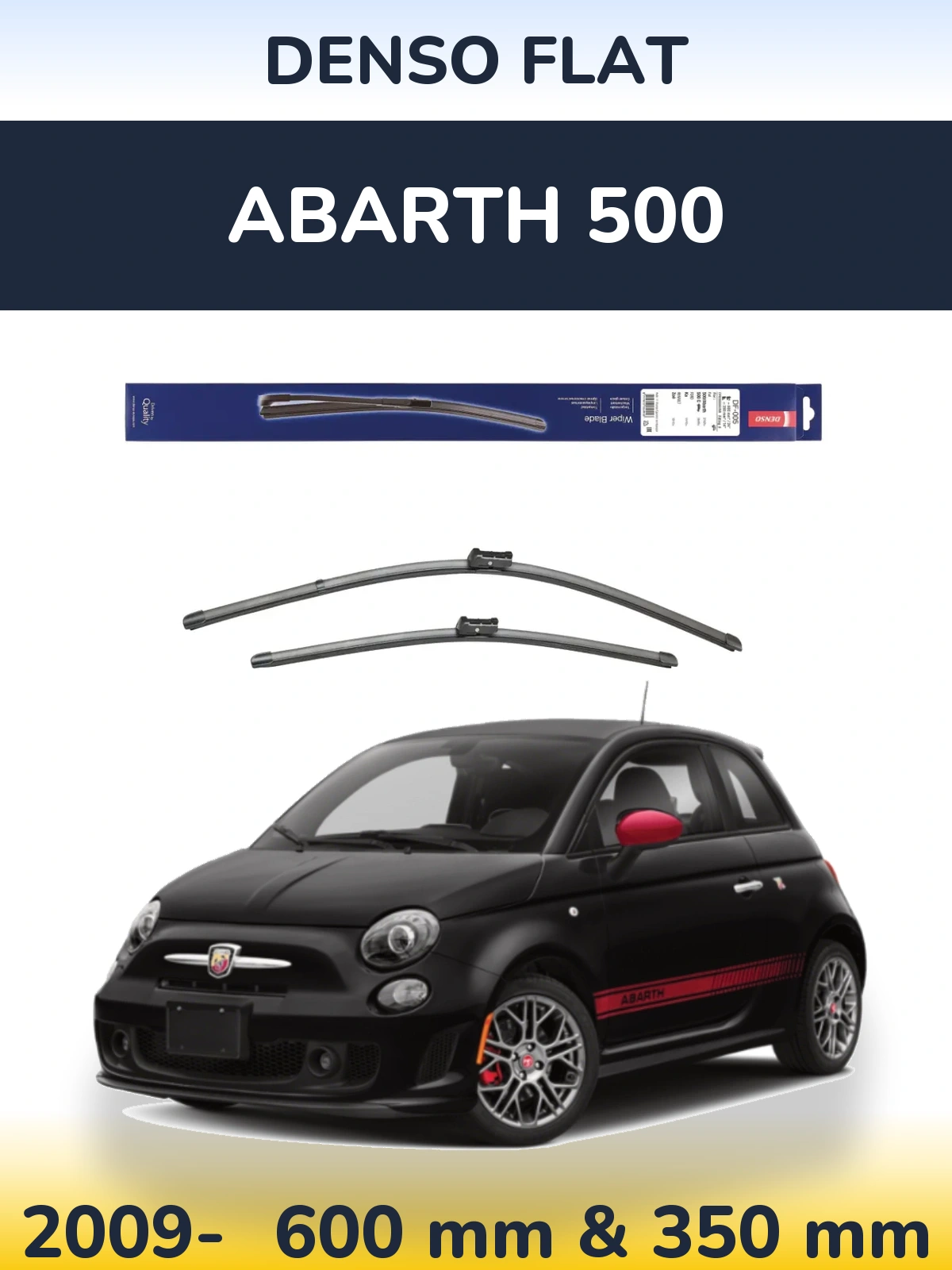 Torkarblad Denso Flat för Abarth 500