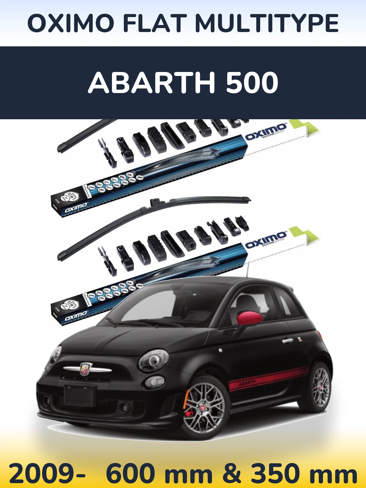 Torkarblad Oximo Flat MultiType för Abarth 500