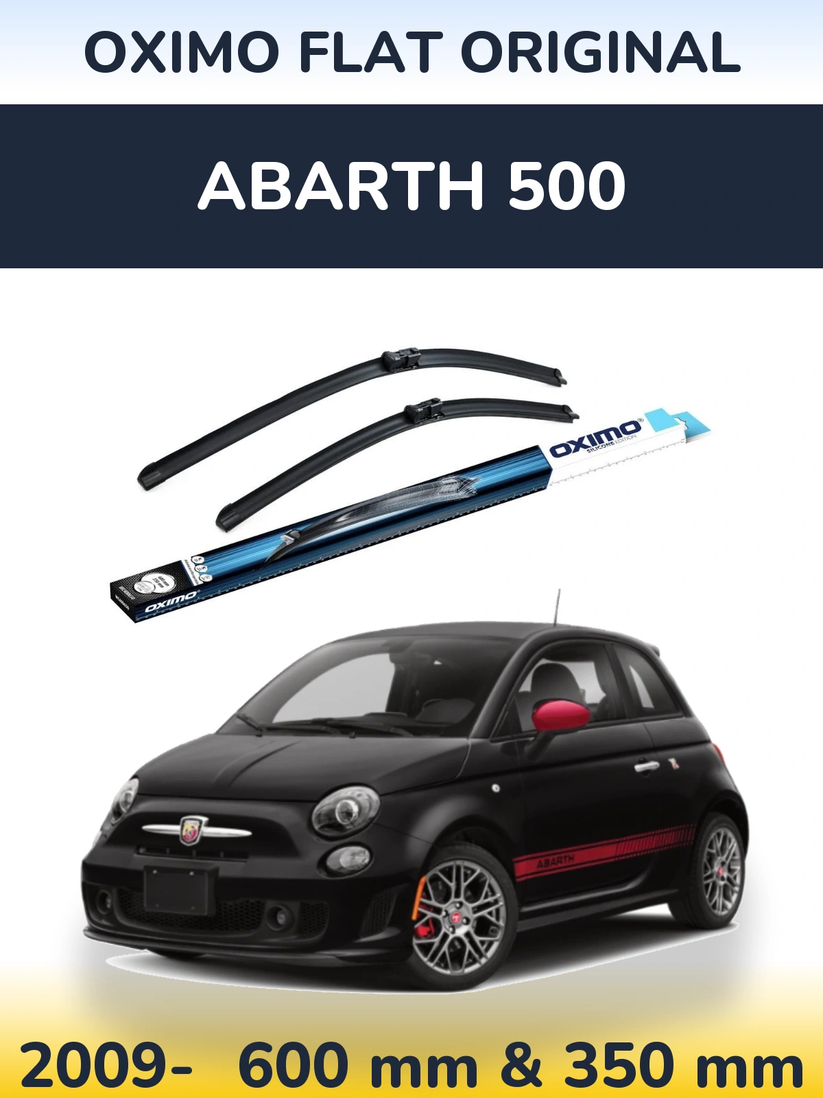 Torkarblad Oximo Flat Original för Abarth 500