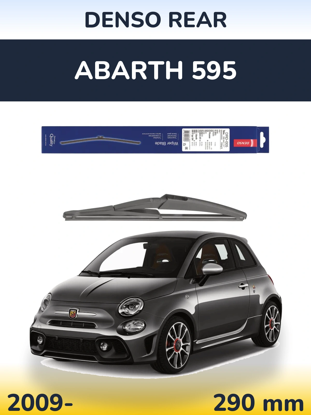 Torkarblad Denso Rear för Abarth 595