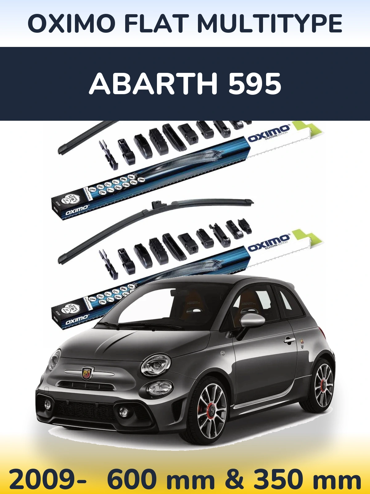 Torkarblad Oximo Flat MultiType för Abarth 595