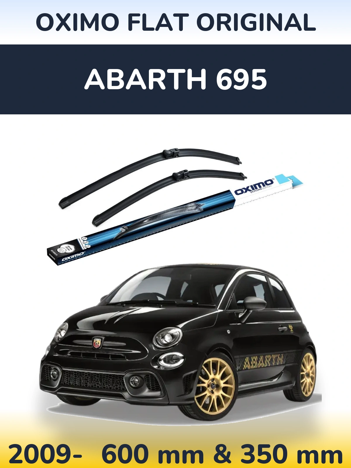 Torkarblad Oximo Flat Original för Abarth 695