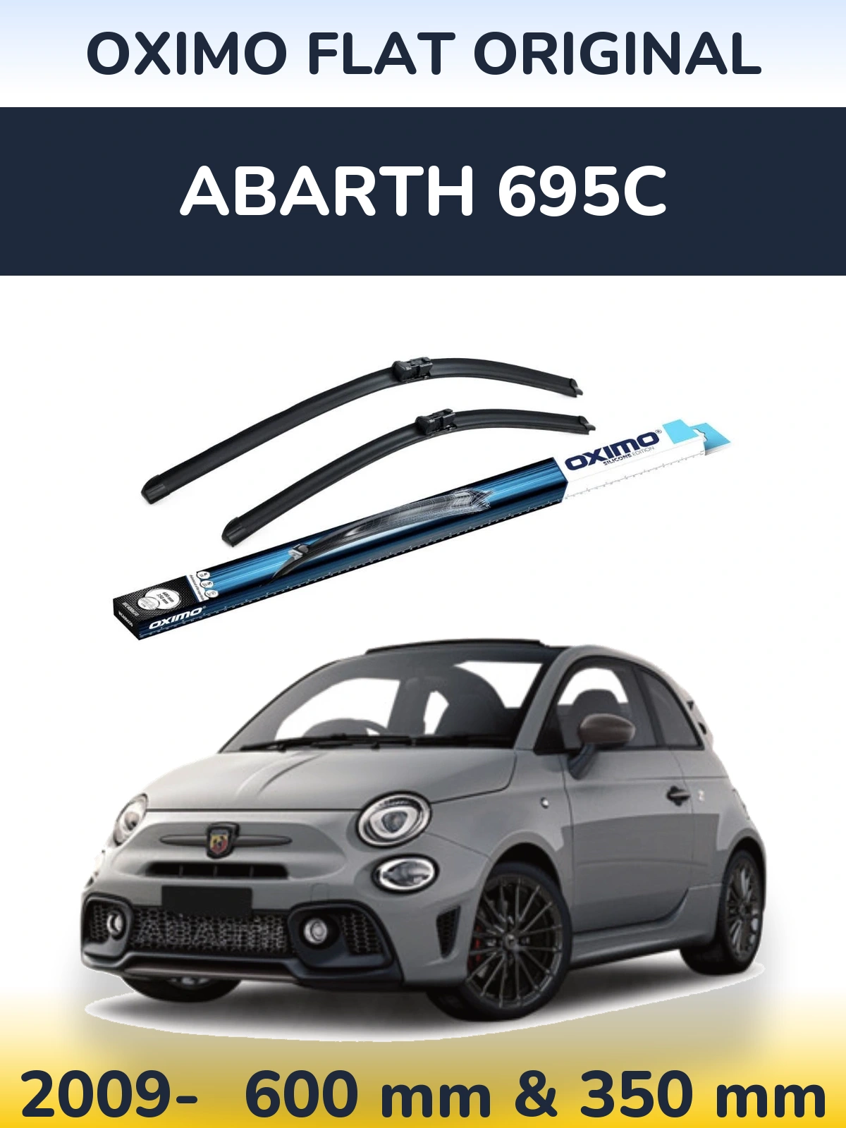 Torkarblad Oximo Flat Original för Abarth 695C