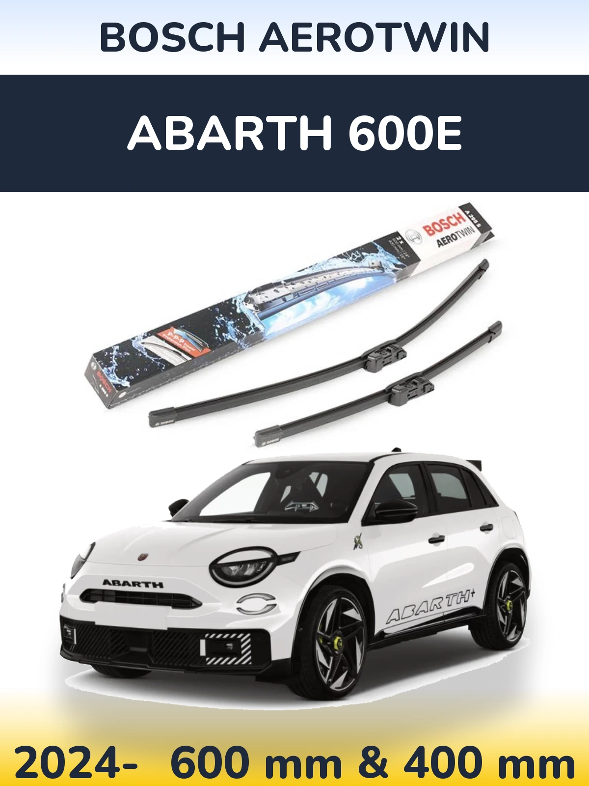 Torkarblad BOSCH AeroTwin för Abarth 600e