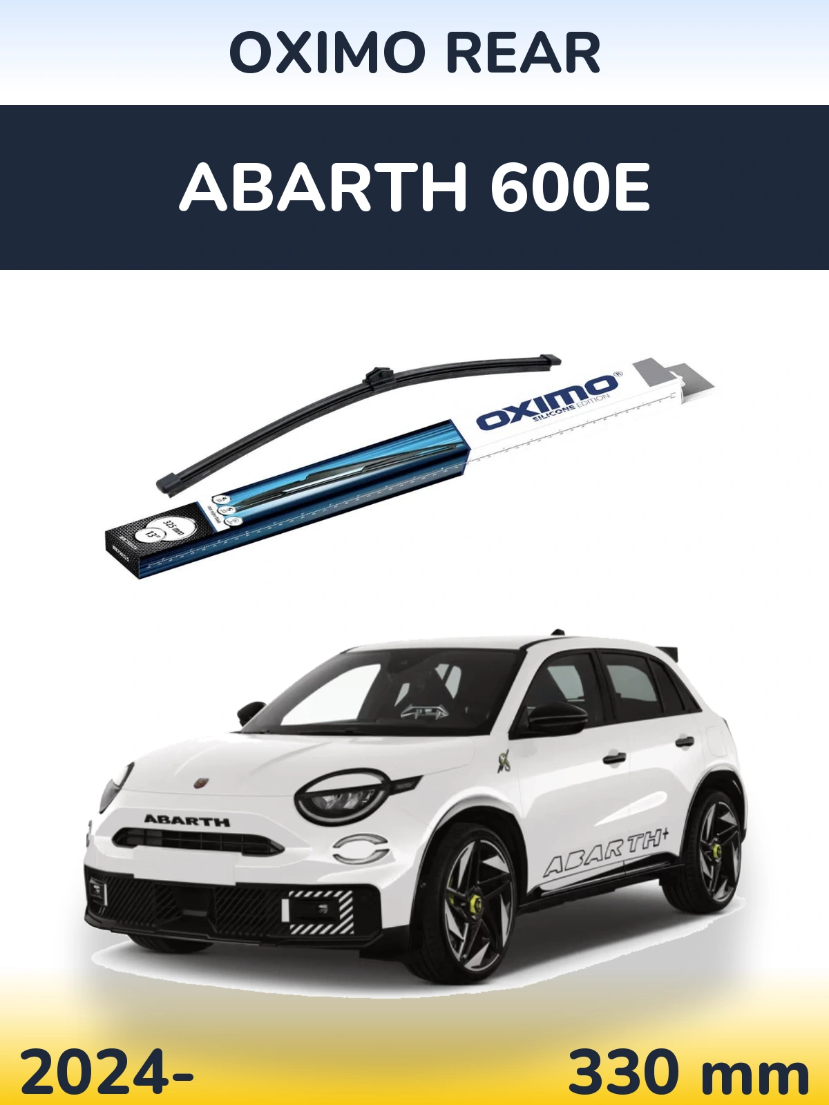 Torkarblad Oximo Rear för Abarth 600e