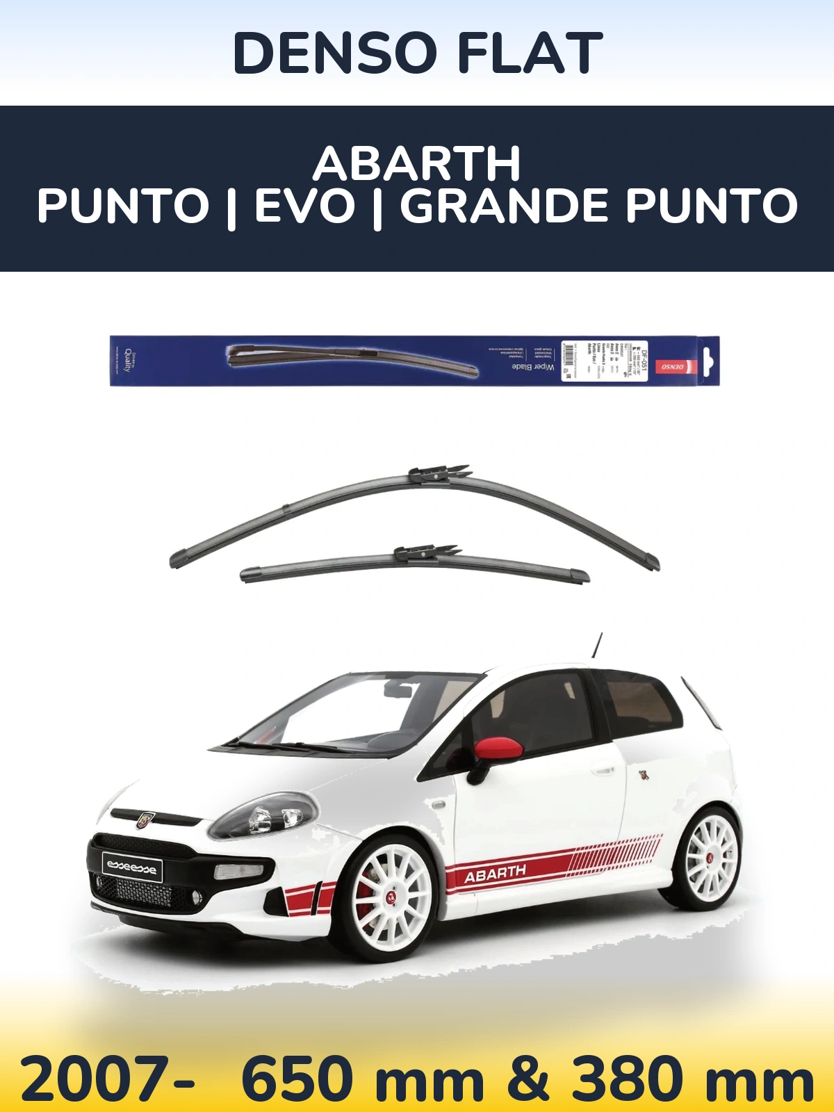 Torkarblad Denso Flat för Abarth Punto | Evo | Grande Punto