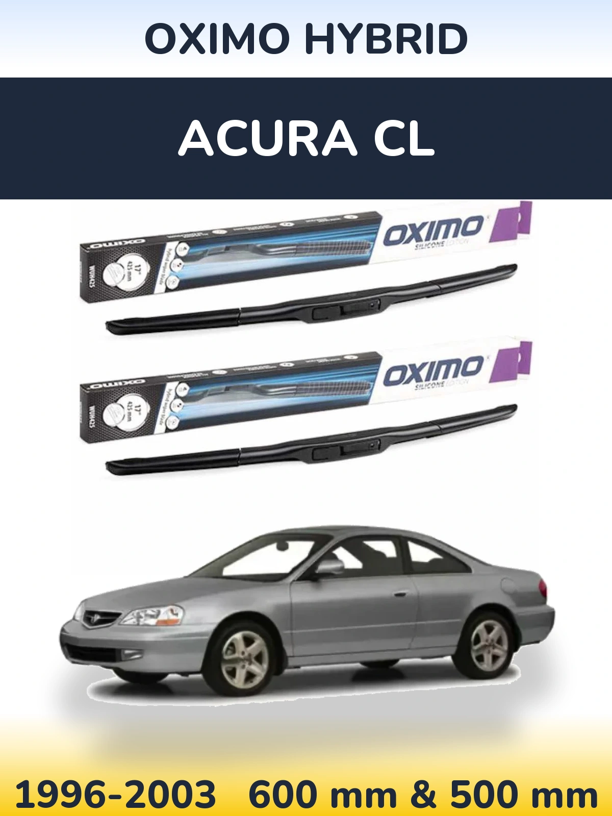 Torkarblad Oximo Hybrid för Acura CL
