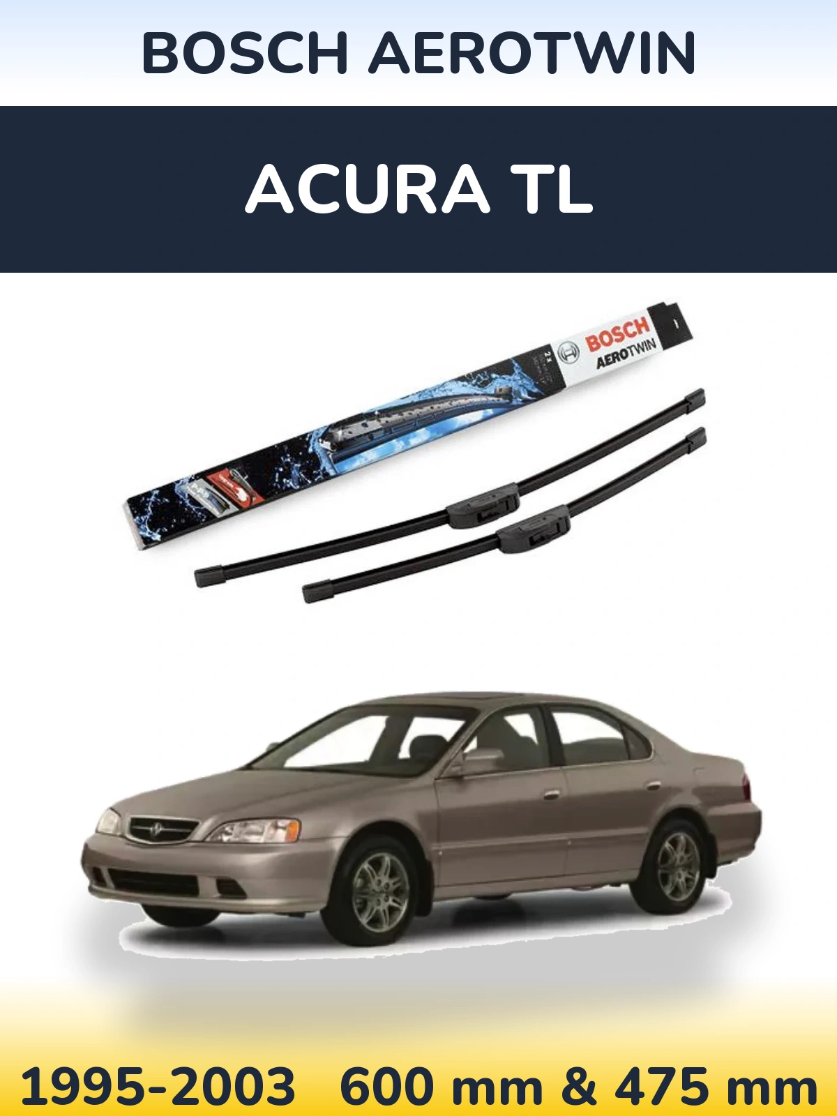 Torkarblad BOSCH AeroTwin för Acura TL