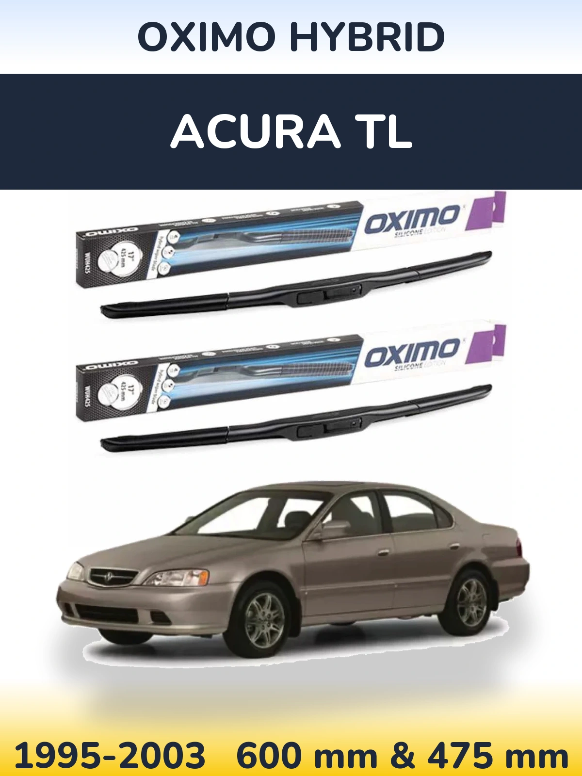 Torkarblad Oximo Hybrid för Acura TL