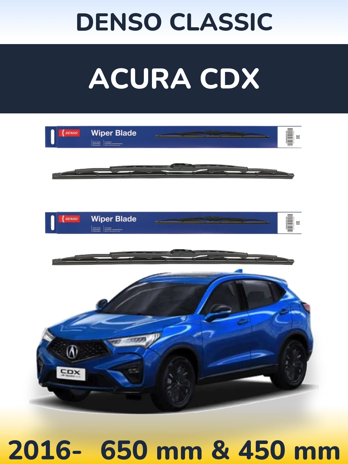 Torkarblad Denso Classic för Acura CDX