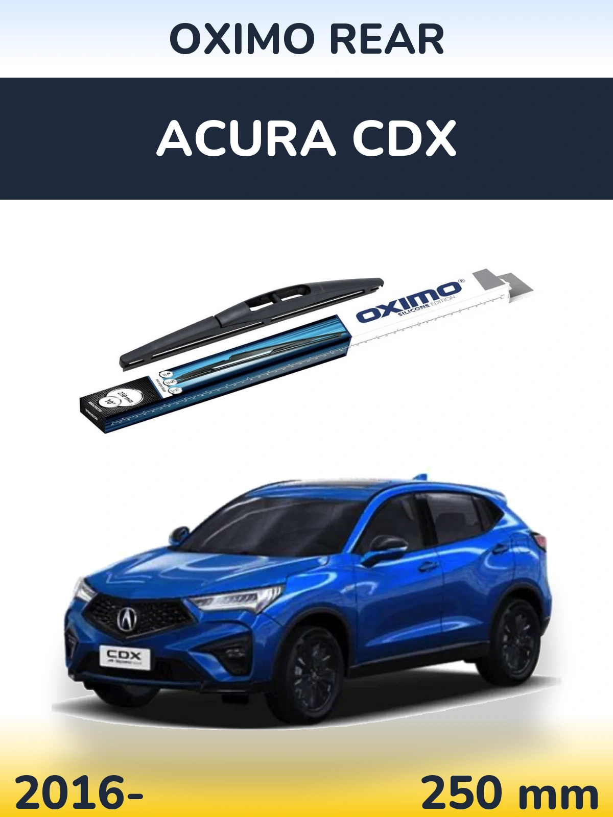 Torkarblad Oximo Rear för Acura CDX