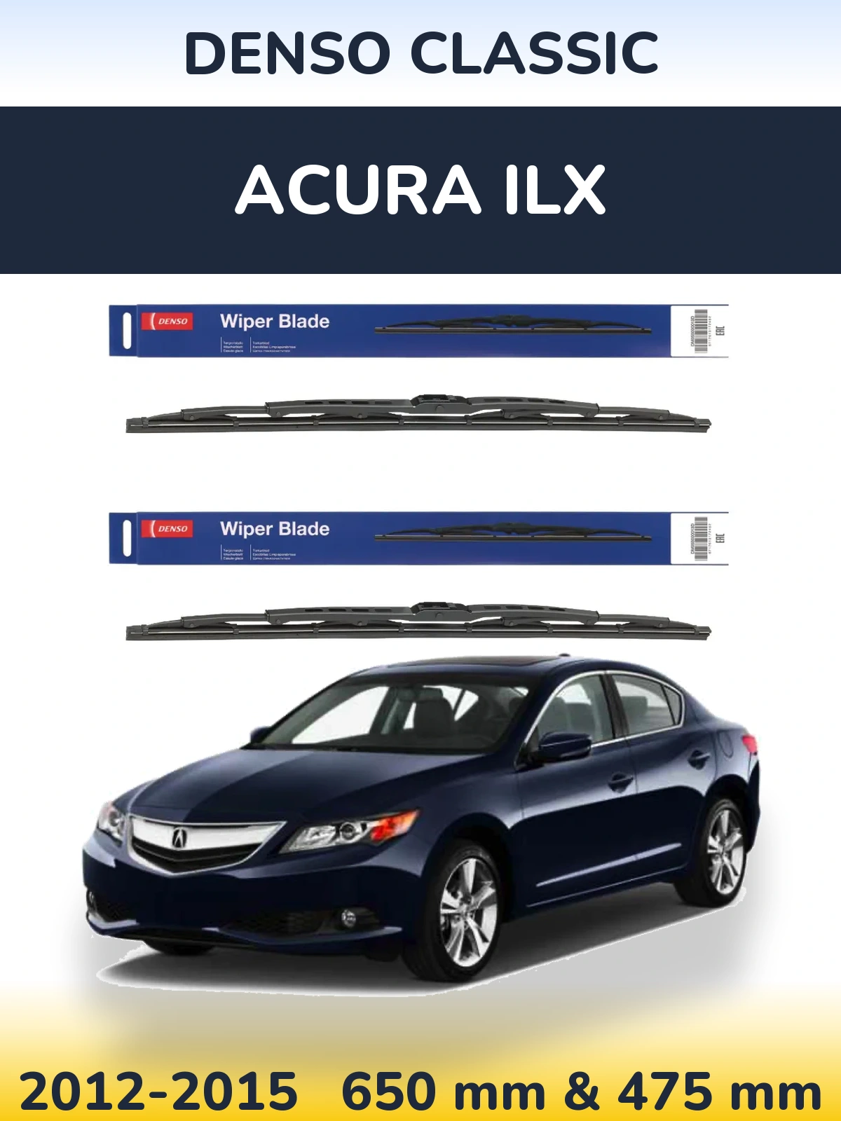 Torkarblad Denso Classic för Acura ILX
