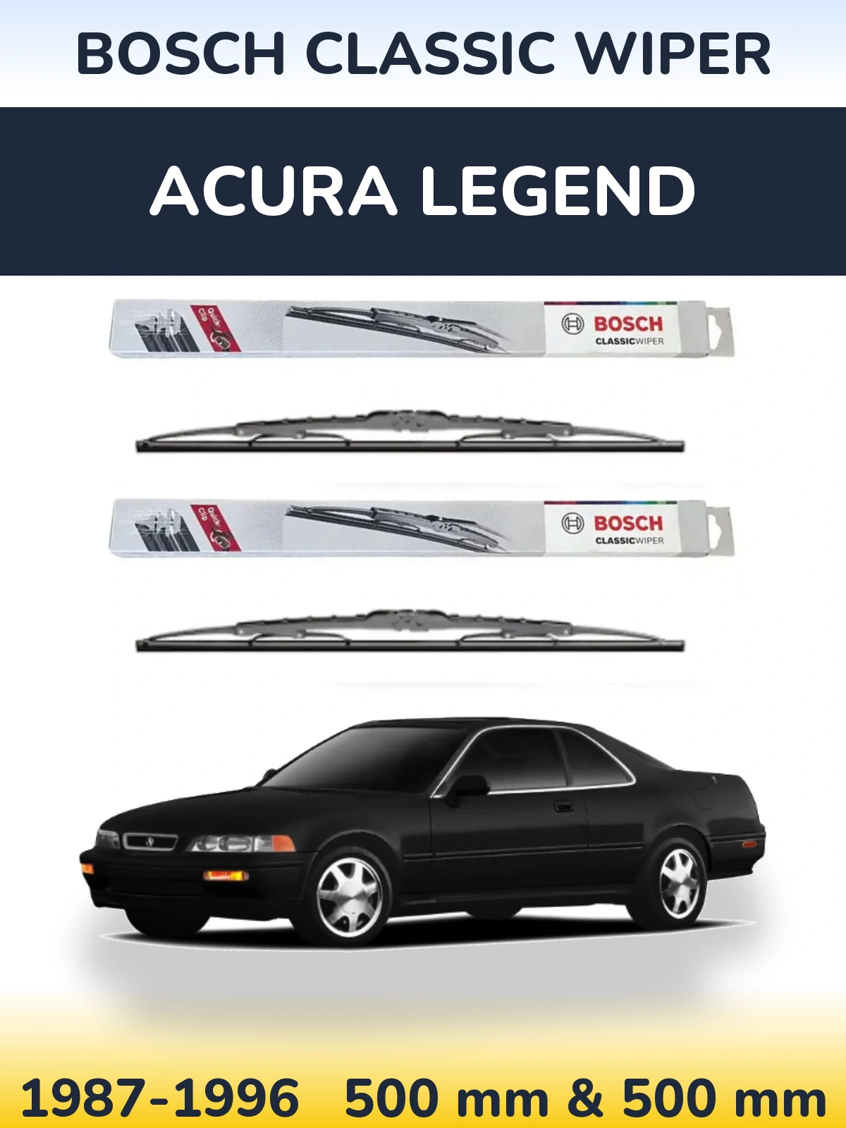 Torkarblad BOSCH Classic Wiper för Acura Legend
