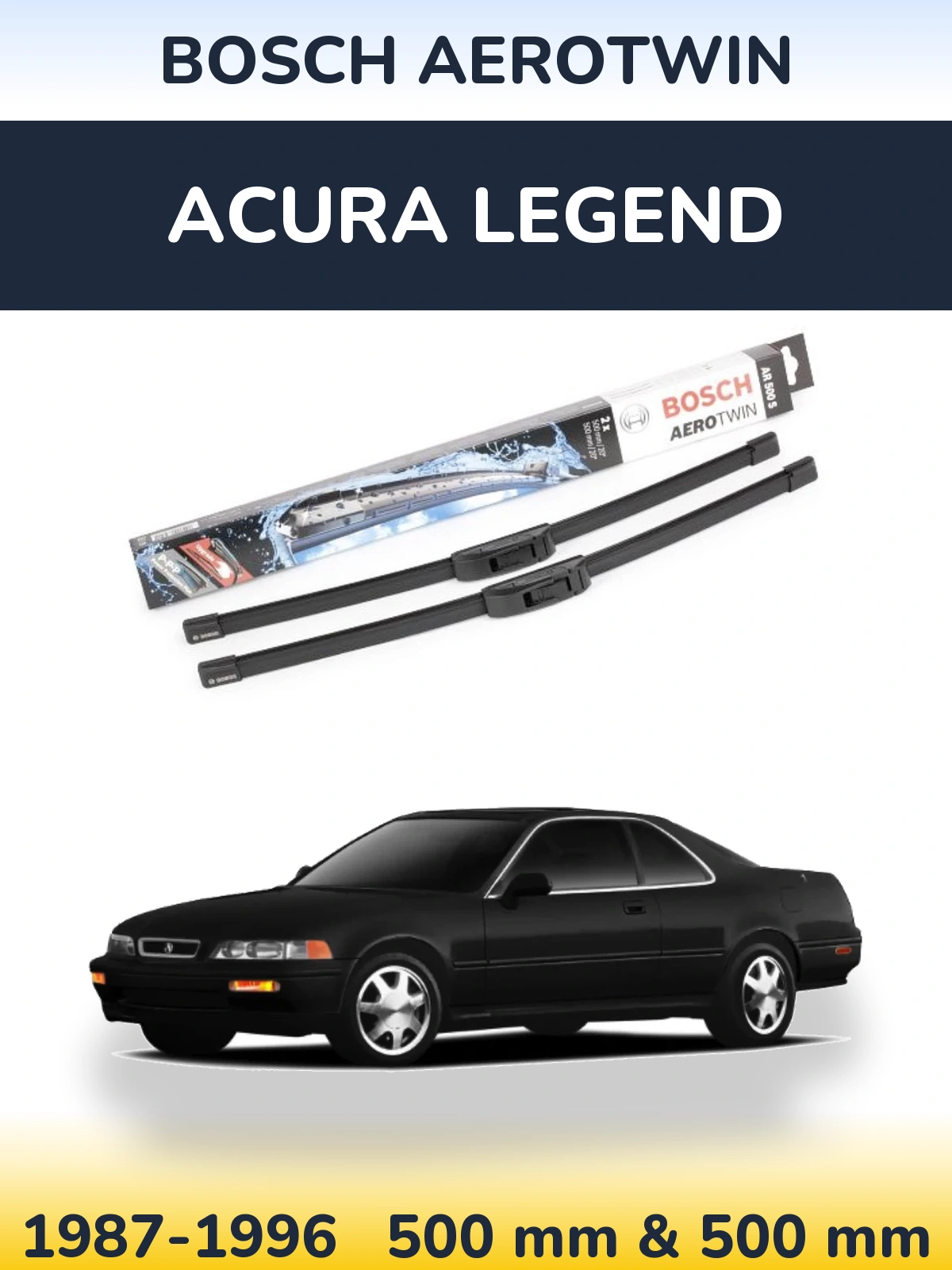 Torkarblad BOSCH AeroTwin för Acura Legend