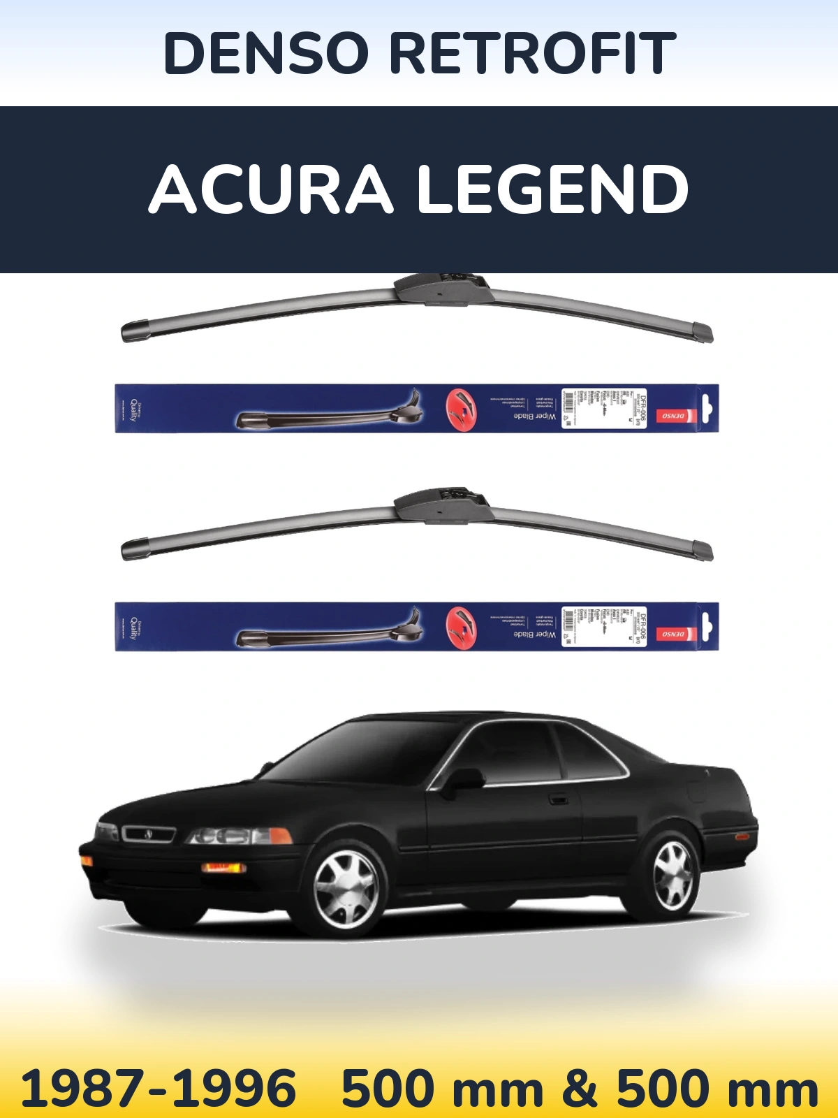 Torkarblad Denso Retrofit för Acura Legend