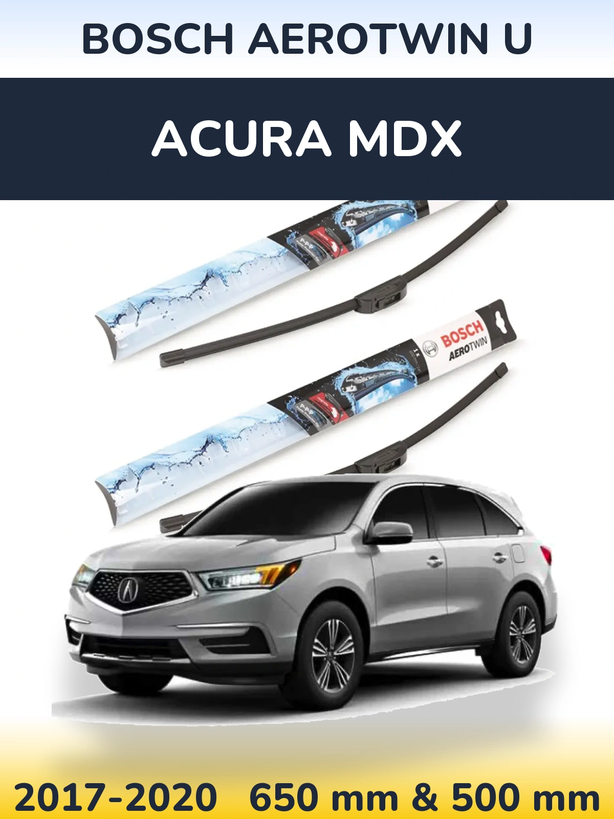 Torkarblad BOSCH AeroTwin U för Acura MDX