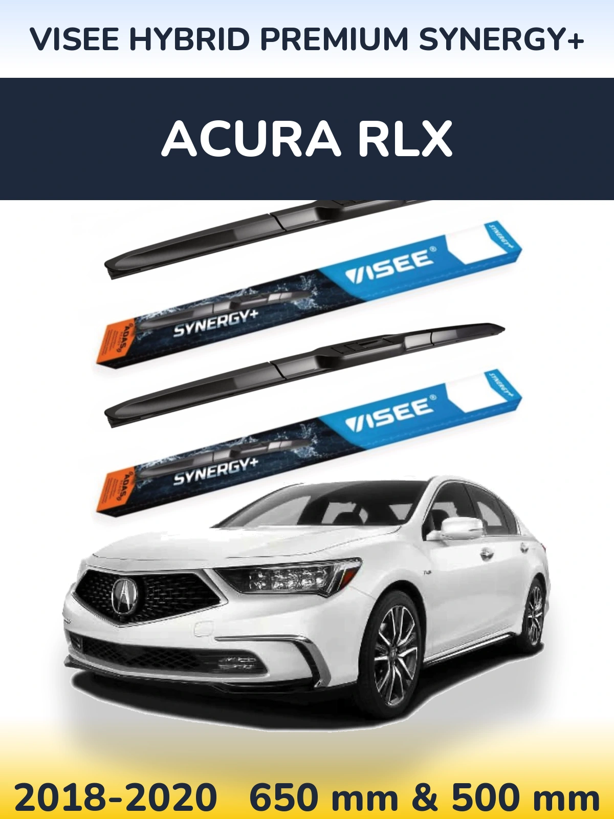 Torkarblad VISEE HYBRID PREMIUM SYNERGY+ för Acura RLX