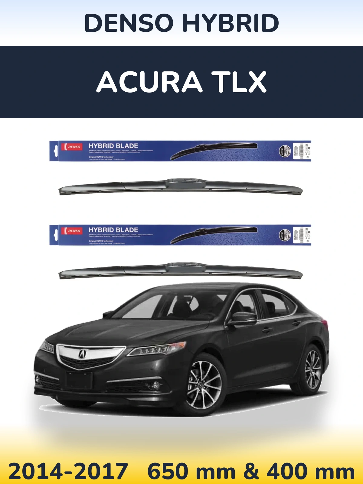 Torkarblad Denso Hybrid för Acura TLX