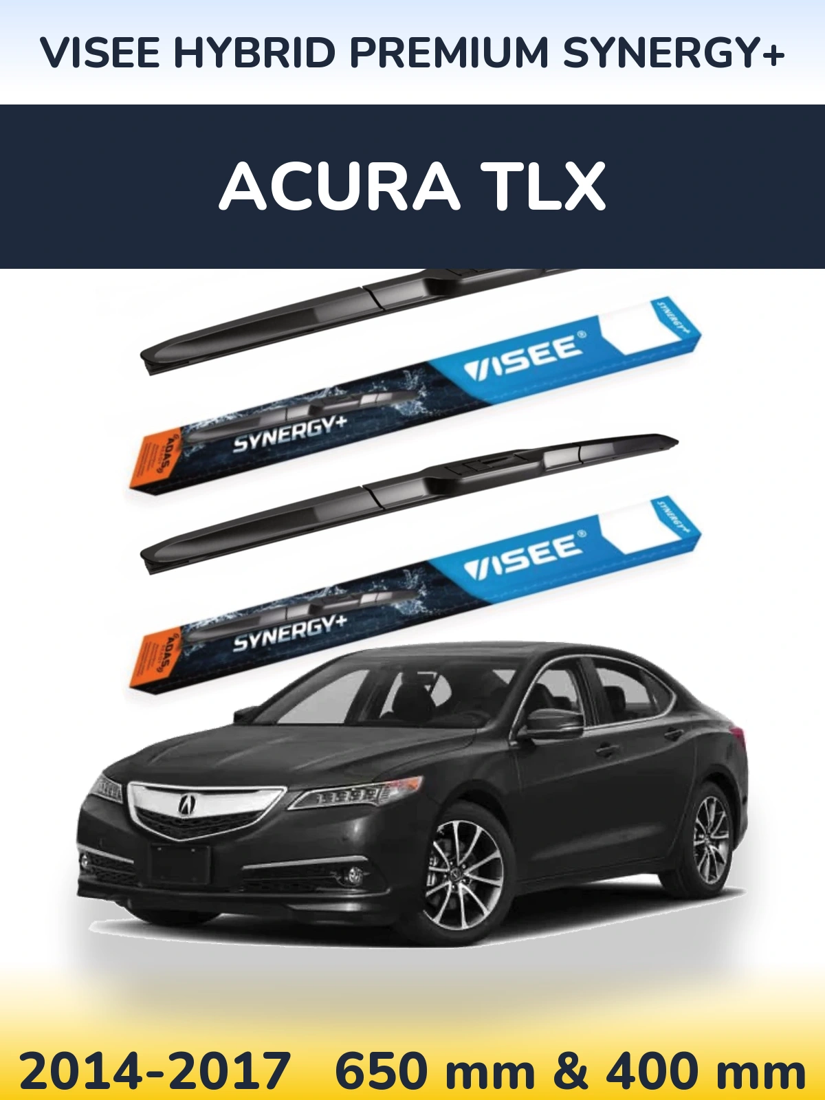 Torkarblad VISEE HYBRID PREMIUM SYNERGY+ för Acura TLX