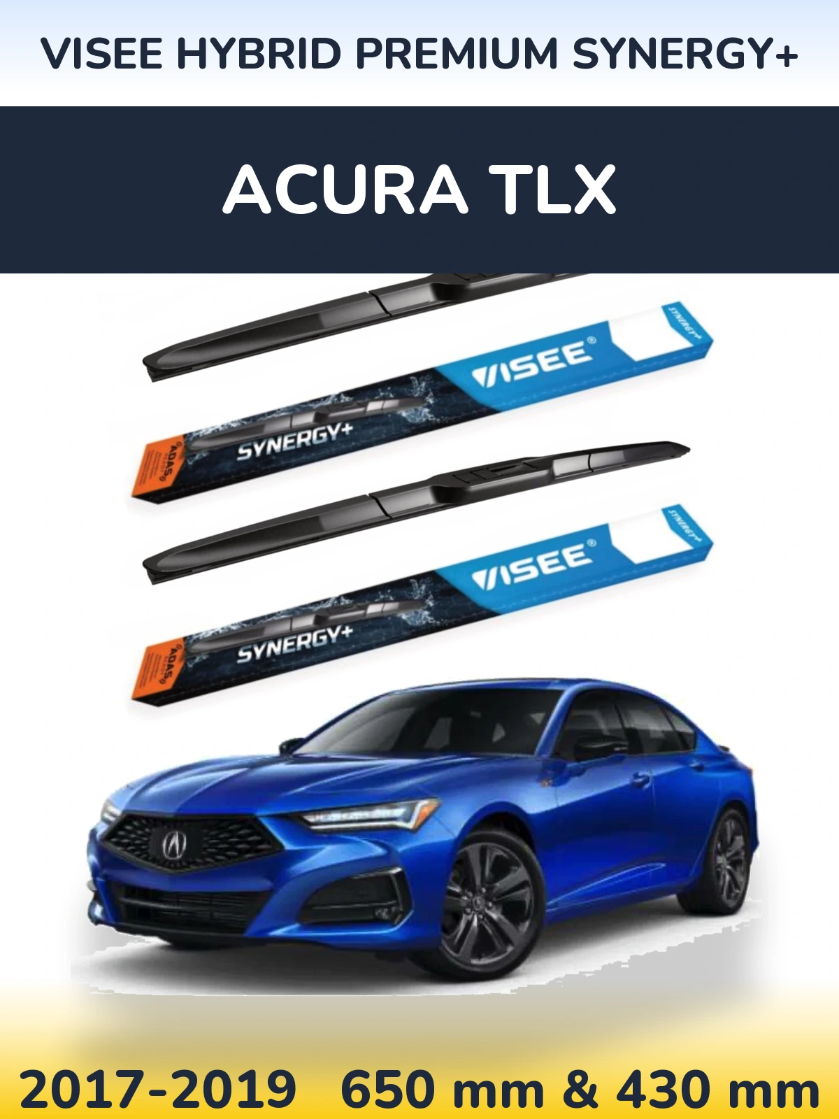 Torkarblad VISEE HYBRID PREMIUM SYNERGY+ för Acura TLX