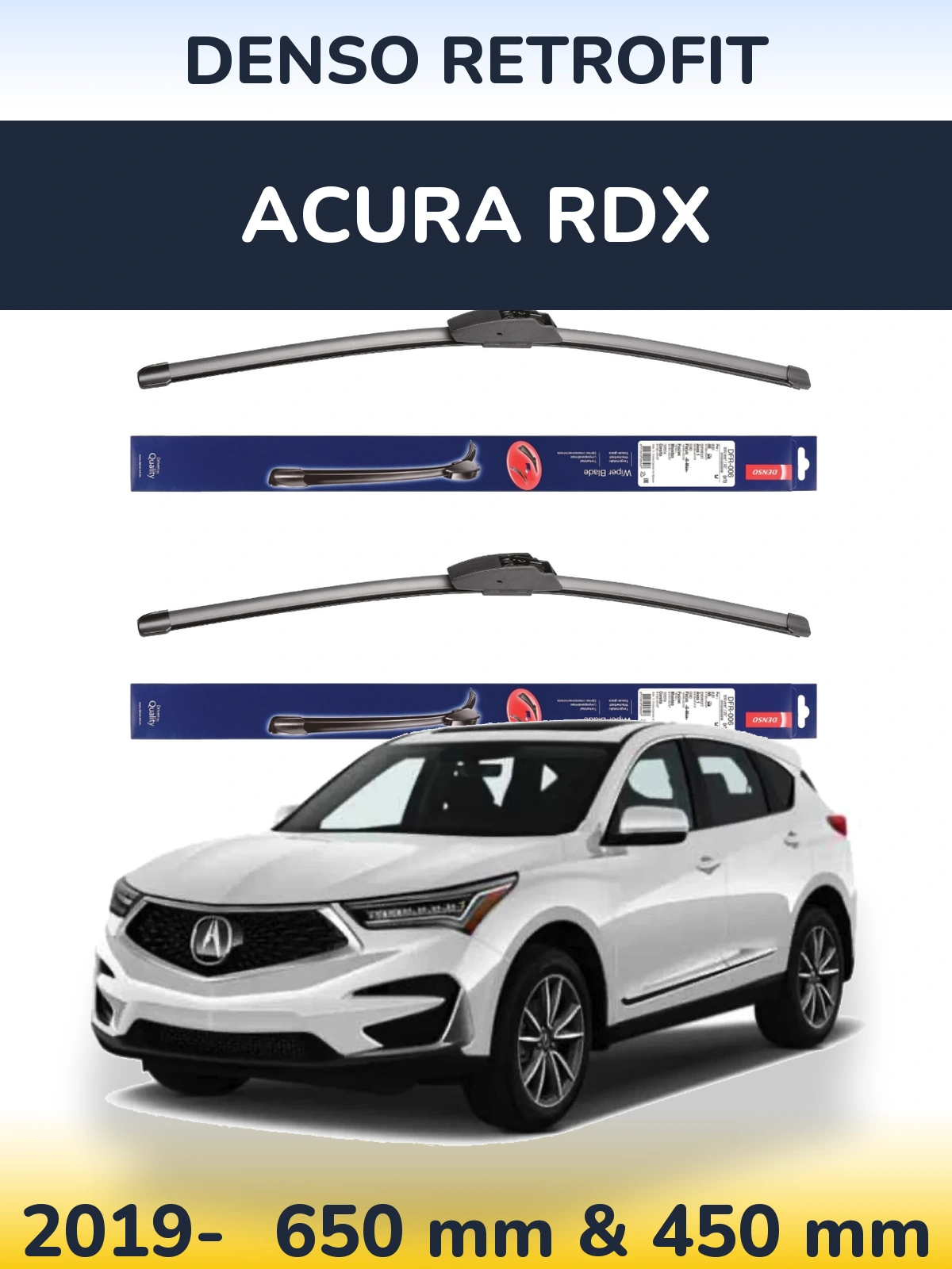 Torkarblad Denso Retrofit för Acura RDX