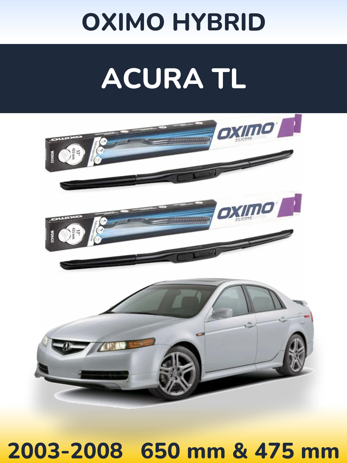 Torkarblad Oximo Hybrid för Acura TL