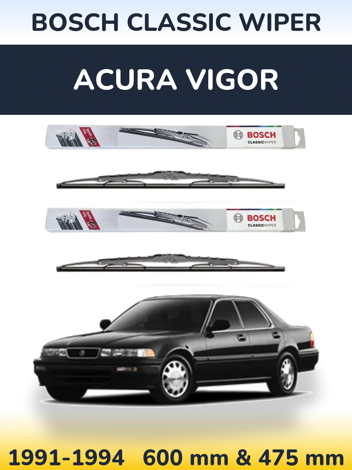 Torkarblad BOSCH Classic Wiper för Acura Vigor