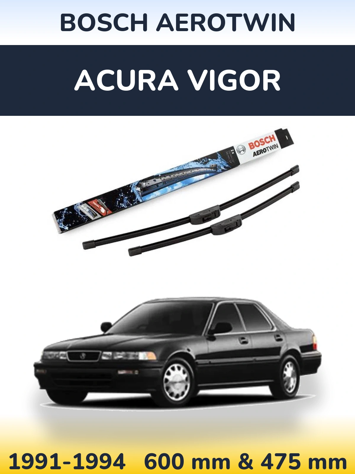Torkarblad BOSCH AeroTwin för Acura Vigor