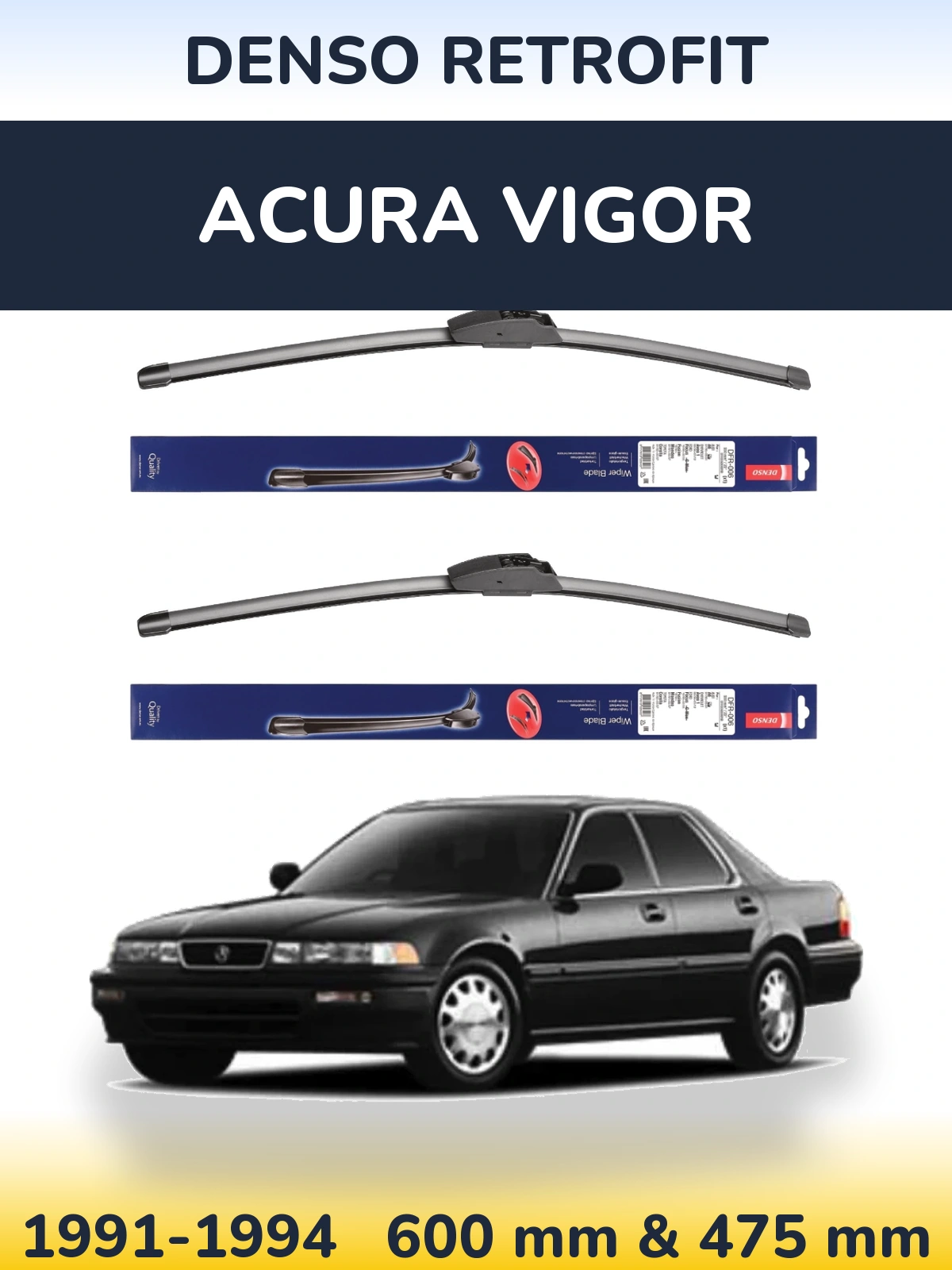 Torkarblad Denso Retrofit för Acura Vigor
