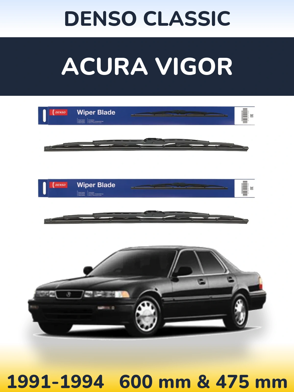 Torkarblad Denso Classic för Acura Vigor