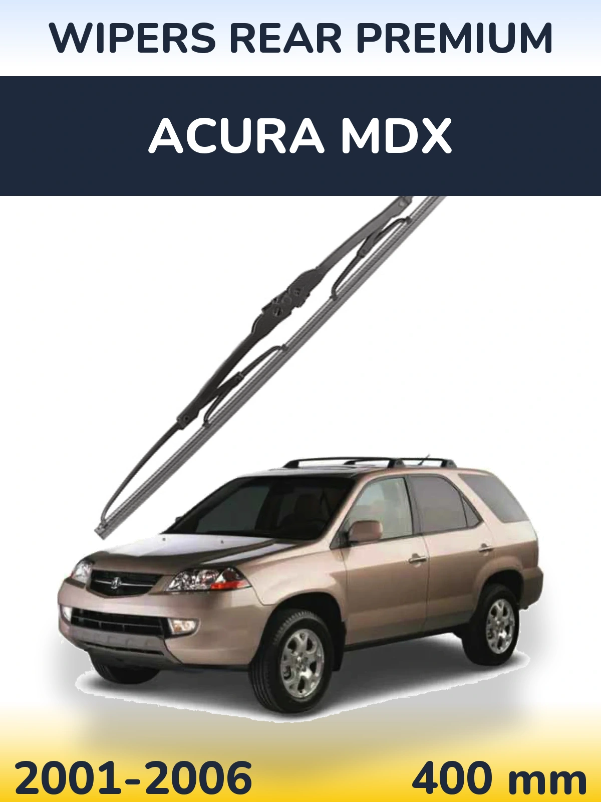 Задня щітка WIPERS REAR PREMIUM 400 мм для Acura MDX 2001-2006