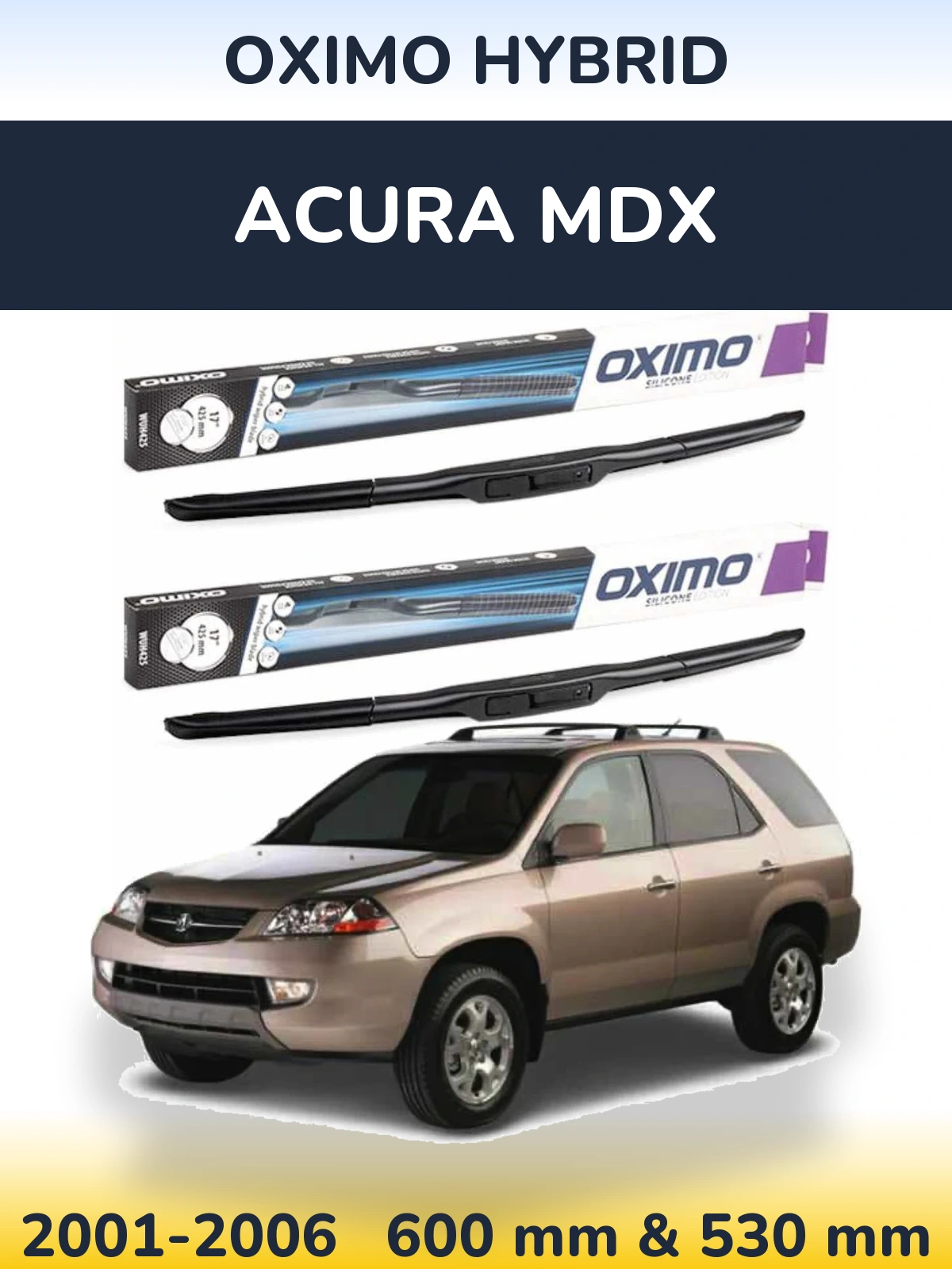 Torkarblad Oximo Hybrid för Acura MDX