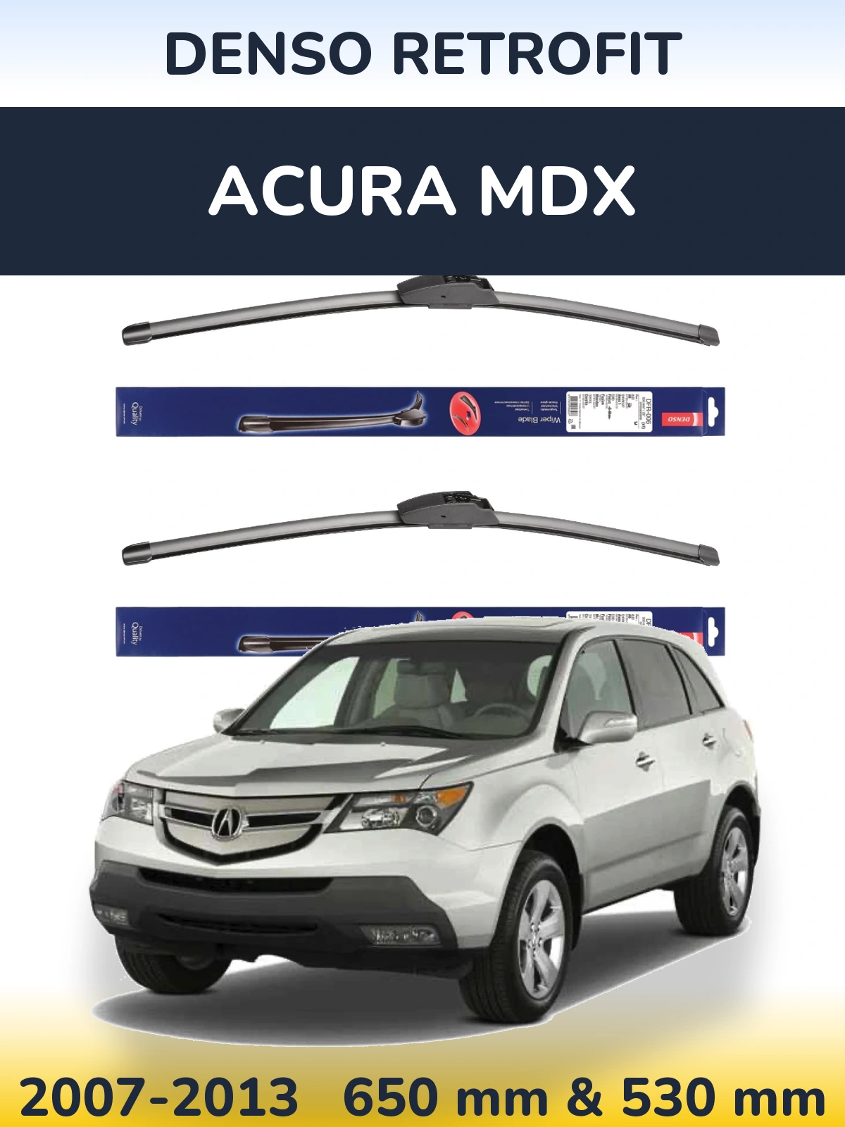 Torkarblad Denso Retrofit för Acura MDX