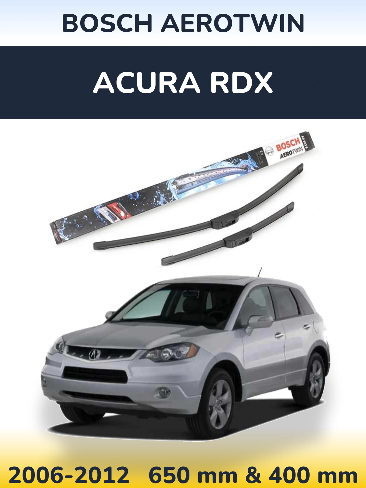Torkarblad BOSCH AeroTwin för Acura RDX