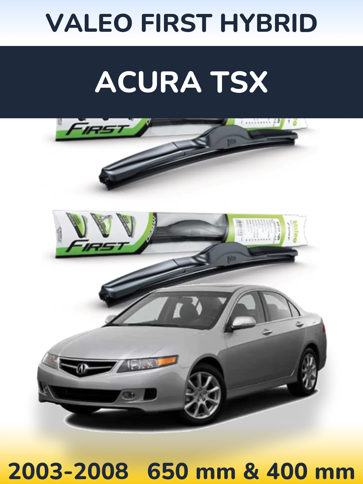 Torkarblad Valeo First Hybrid för Acura TSX