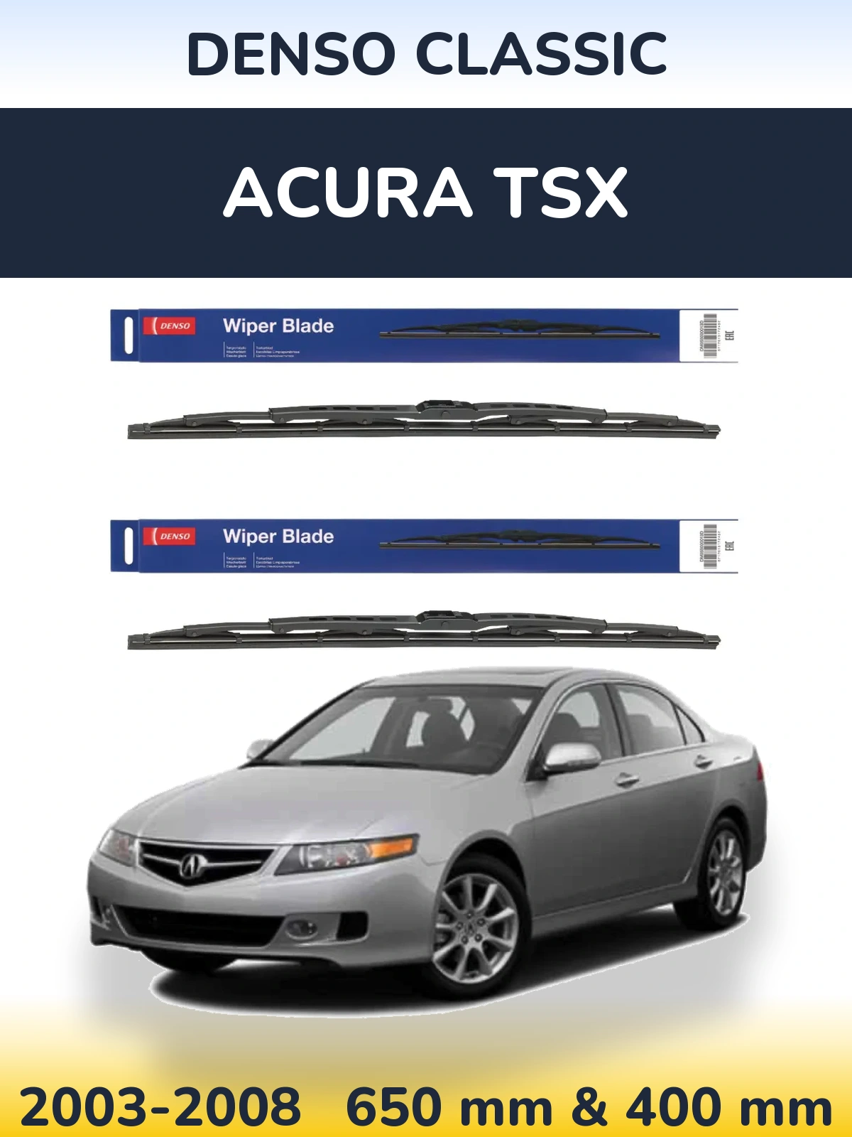 Torkarblad Denso Classic för Acura TSX