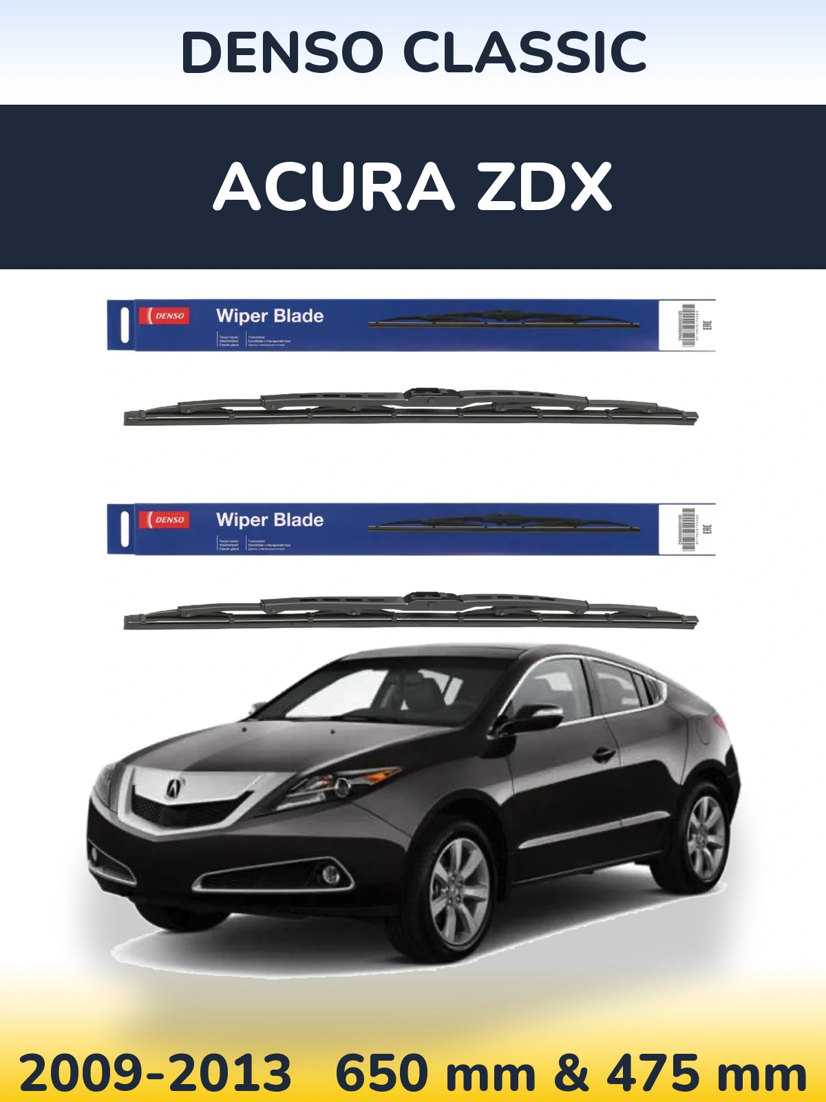 Torkarblad Denso Classic för Acura ZDX