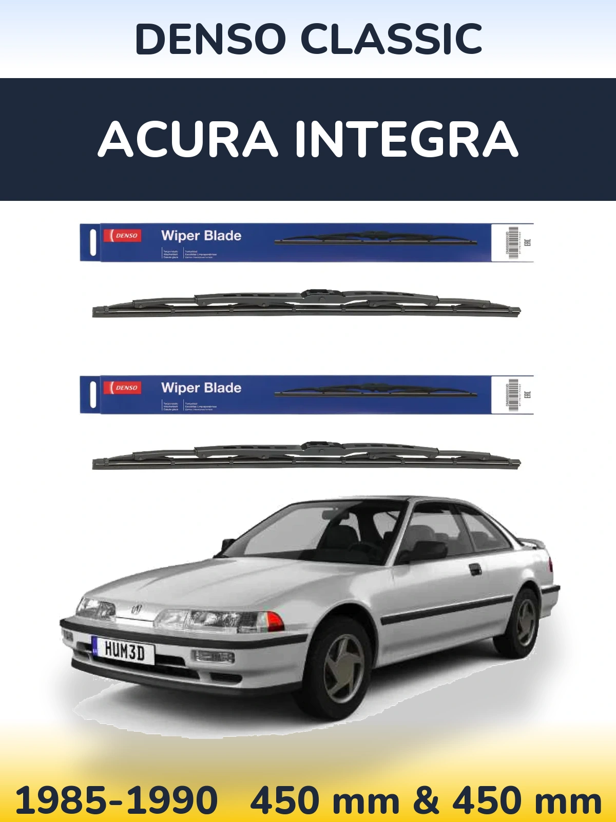 Torkarblad Denso Classic för Acura Integra