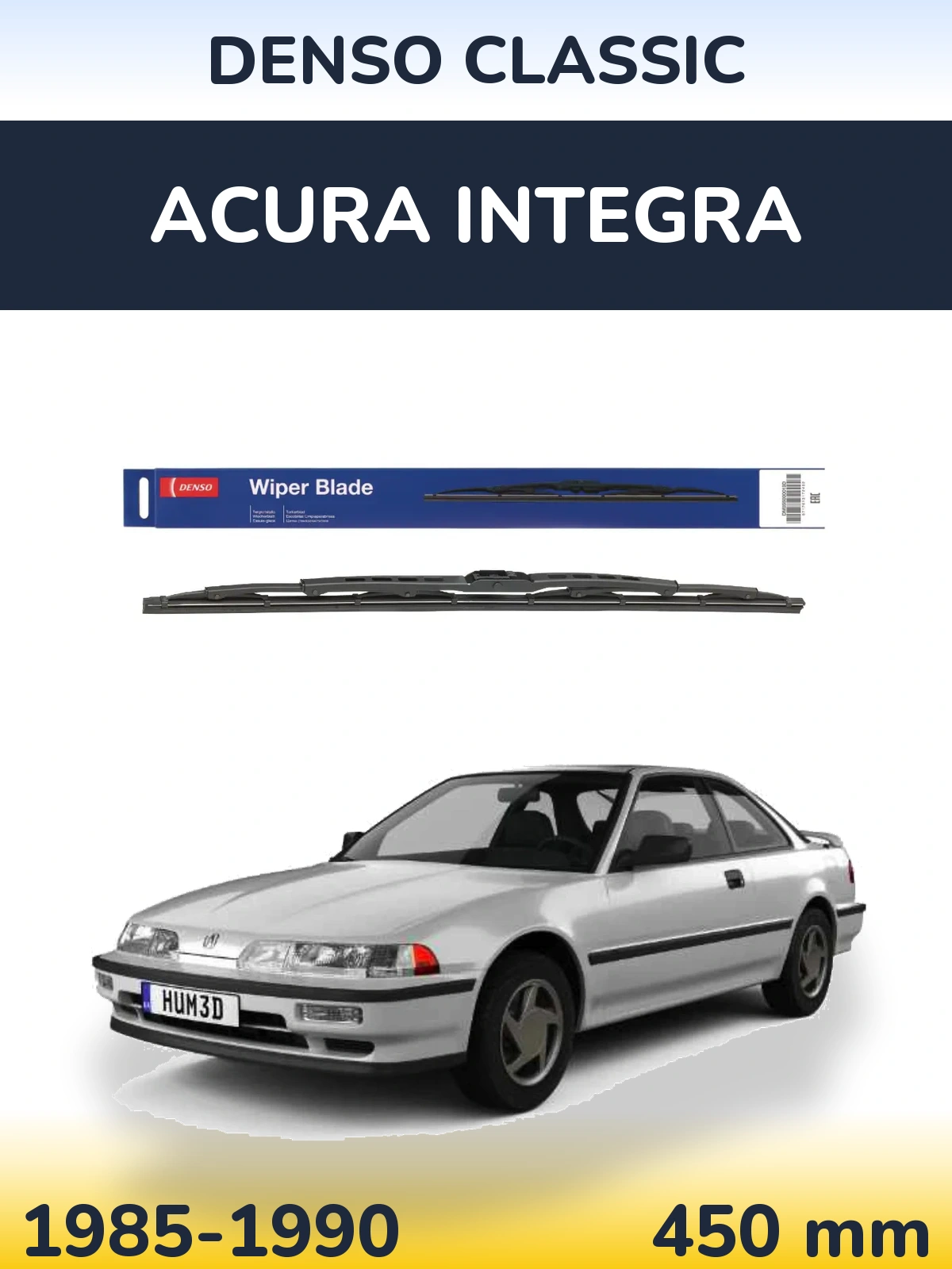 Torkarblad Denso Classic för Acura Integra