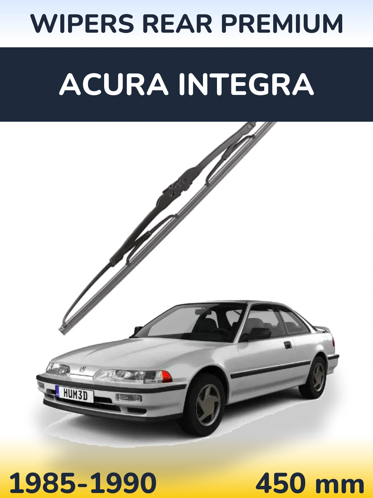 Torkarblad WIPERS REAR PREMIUM för Acura Integra