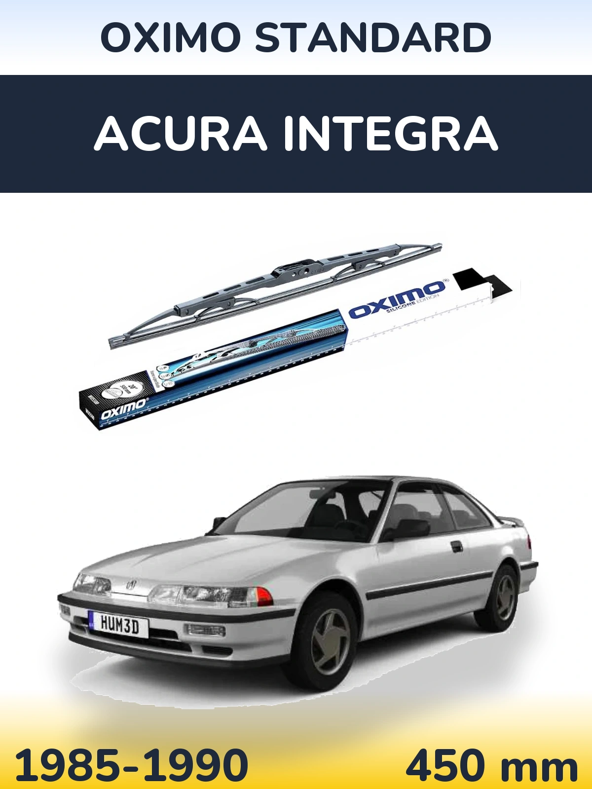 Torkarblad Oximo Standard för Acura Integra