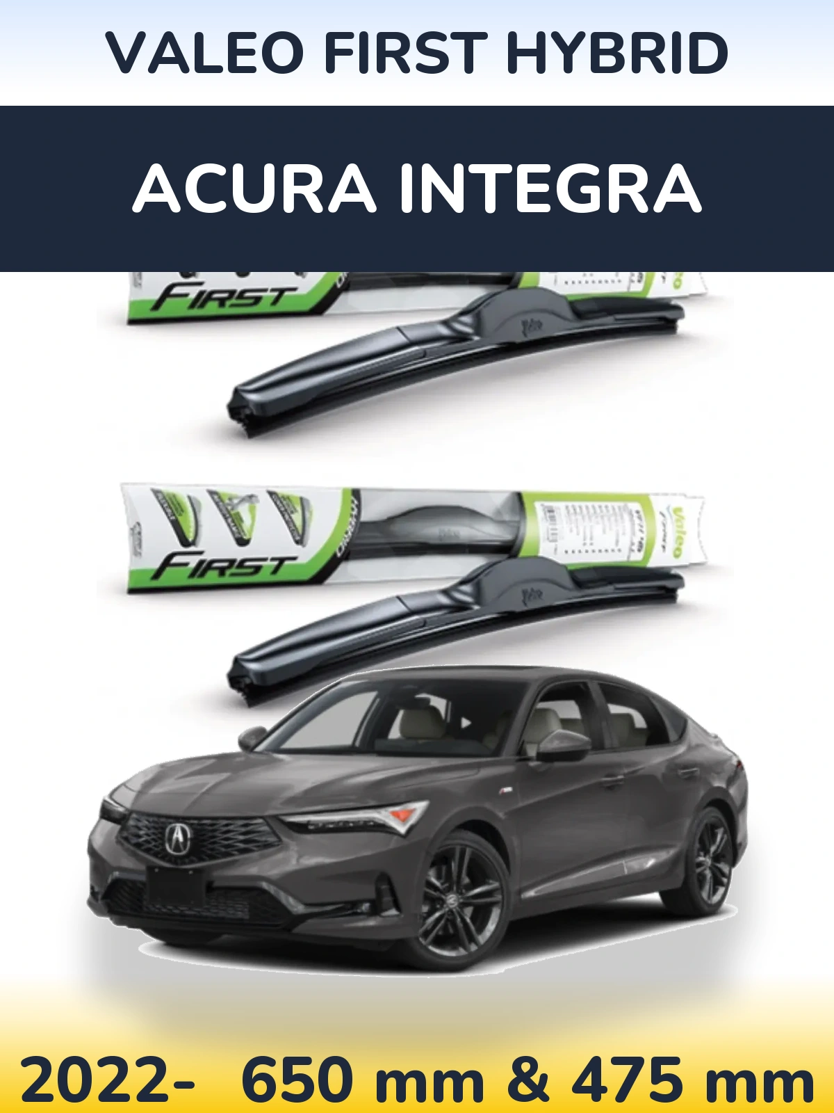 Torkarblad Valeo First Hybrid för Acura Integra