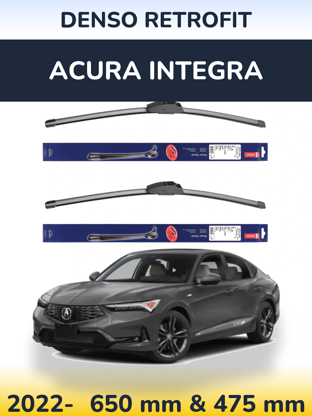 Torkarblad Denso Retrofit för Acura Integra