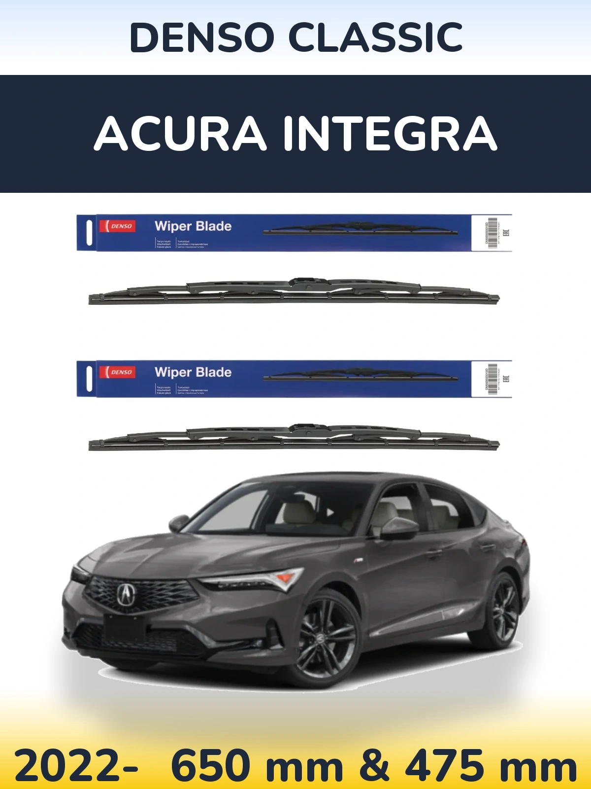 Torkarblad Denso Classic för Acura Integra