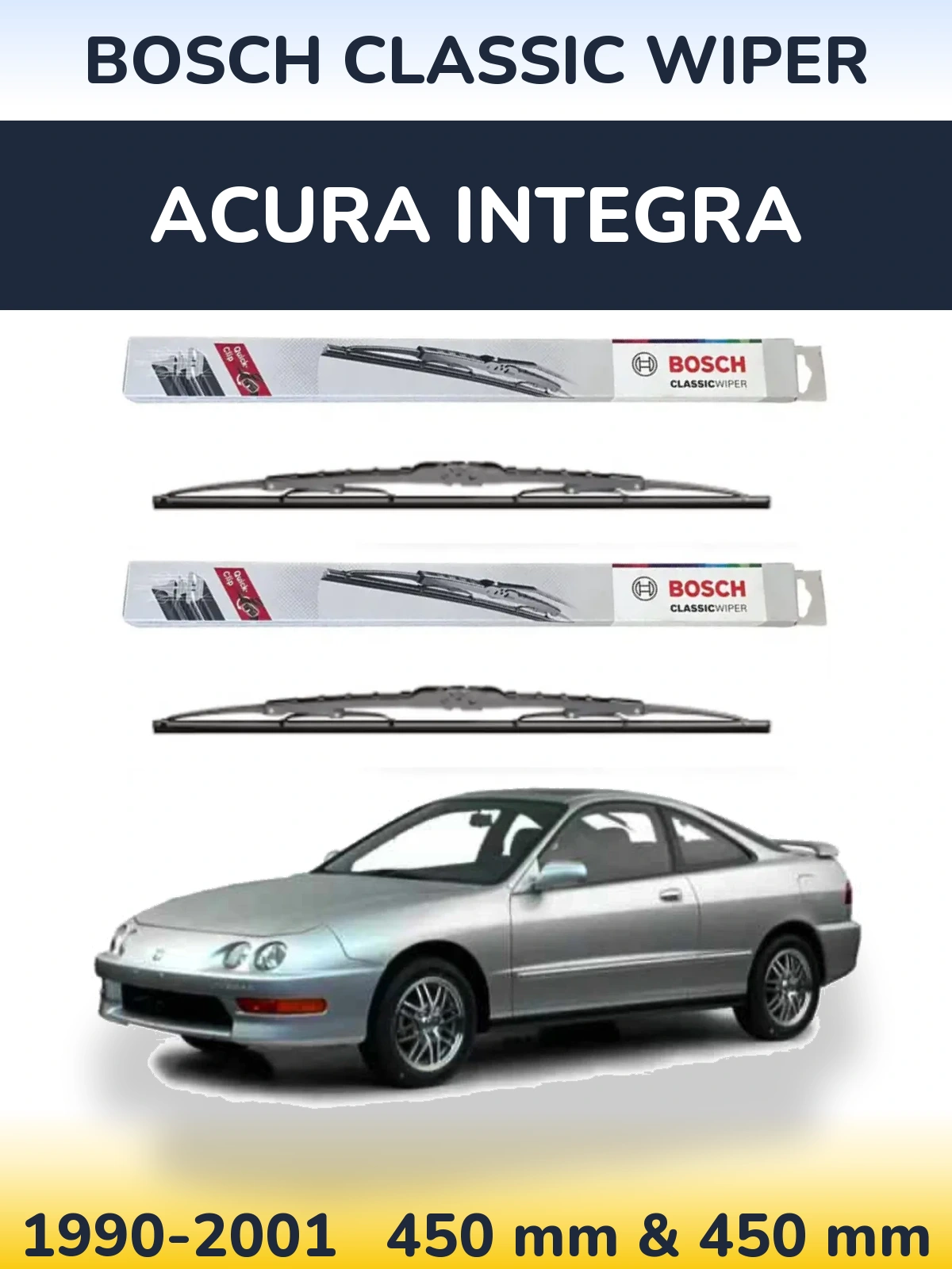 Torkarblad BOSCH Classic Wiper för Acura Integra